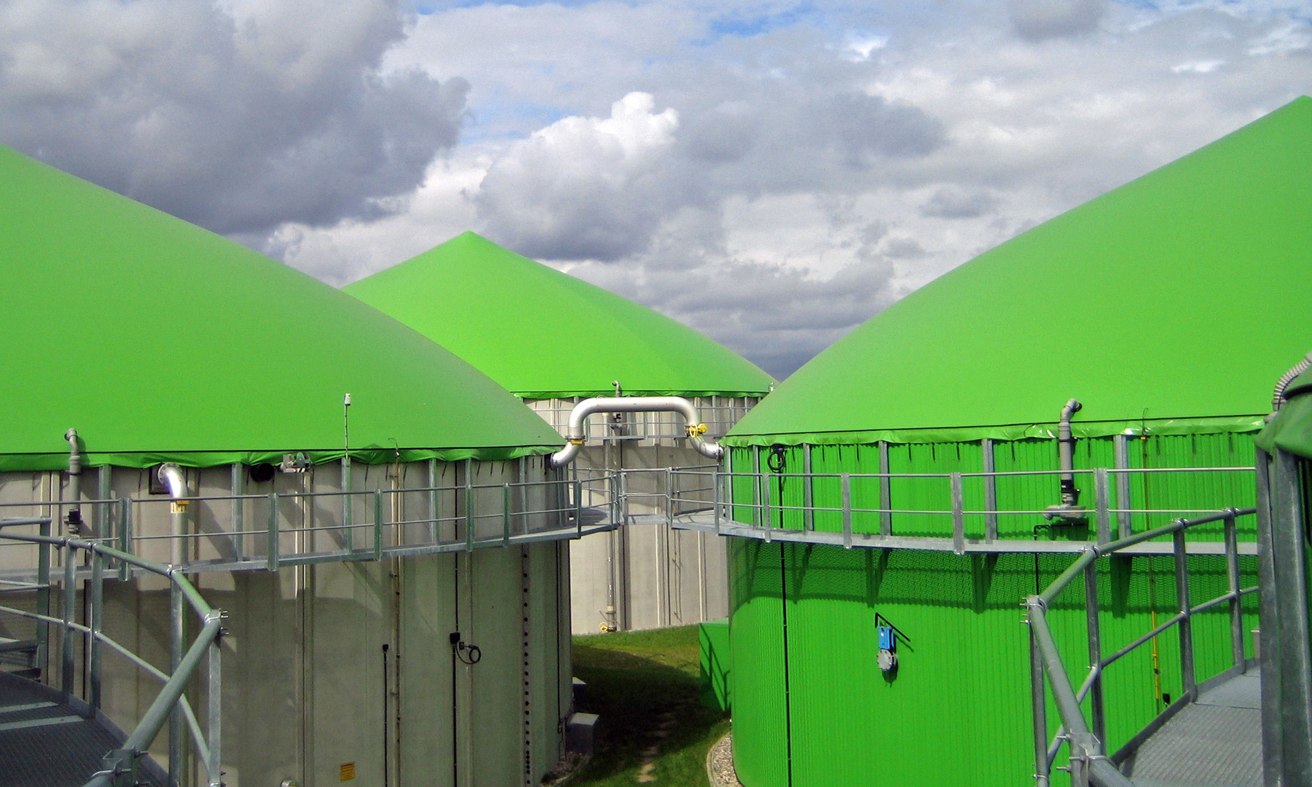 Biogas-BHKW im Container